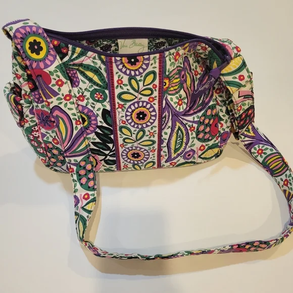 Vera Bradley Floral Multicolor Shoulder Bag - Picture 4 of 6